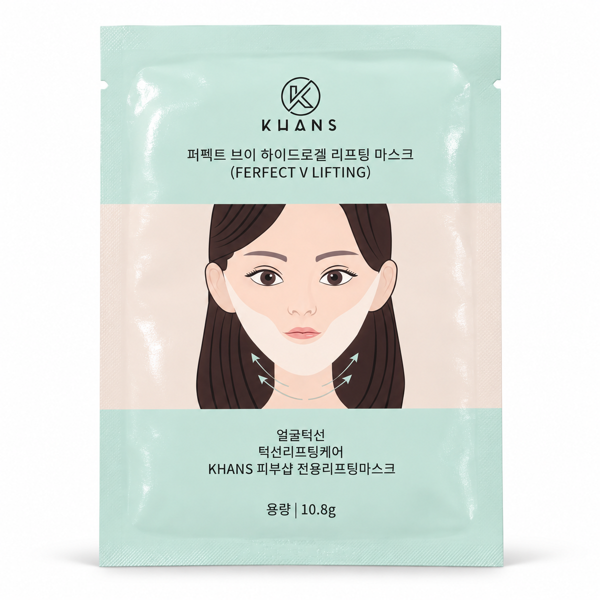 KHANS Perfect V Hydrogel Lifting Mask, 10.8 g single sachet