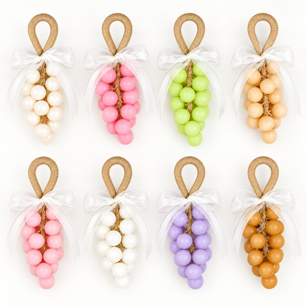 Grape-shaped soap gift in eight color options